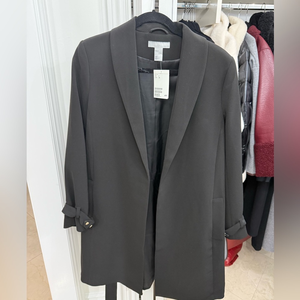 H&M Black Women's Blazer Coat